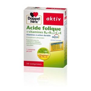 aktiv acide folique 30 comprimes