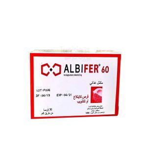 albifer 60 mg 30 gelules
