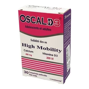 pharmacare oscal d3 cp bt/30