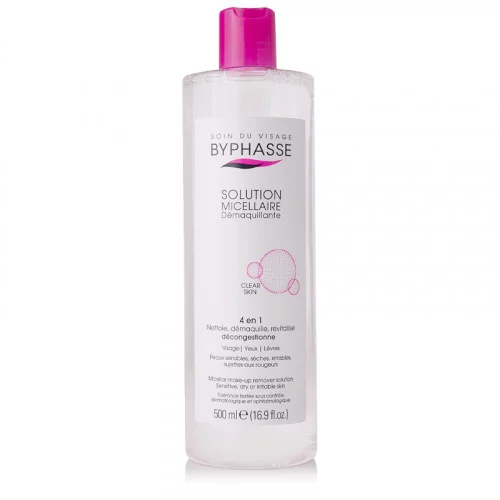 Byphasse solution micellaire démaquillante 4en1 500ml